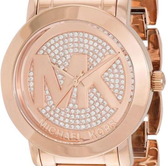 Michael Kors Jewelry - watch michael kors womens runway rose gold crystal